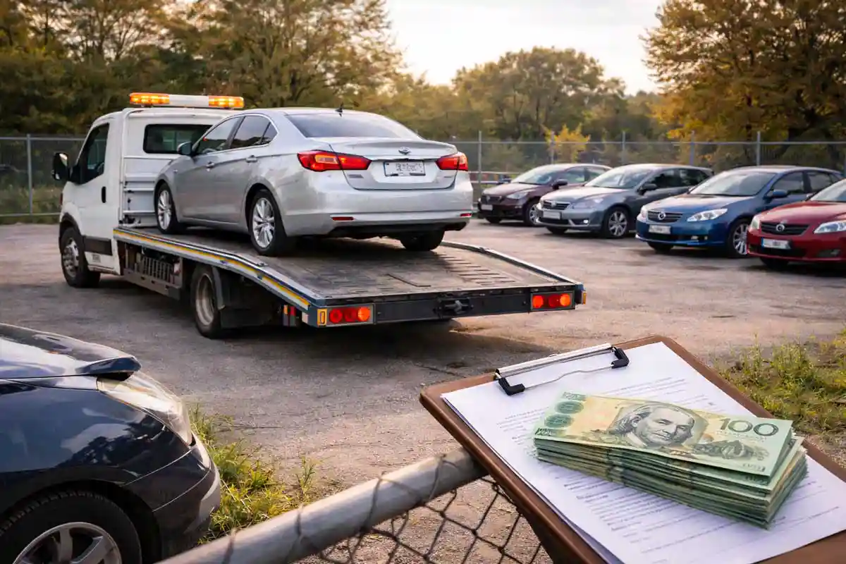 Local car removal process in Werribee with vehicles collected efficiently